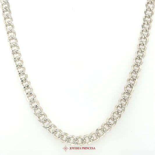 24inch 4.8mm Silver Necklace - Classic Link Chain Design