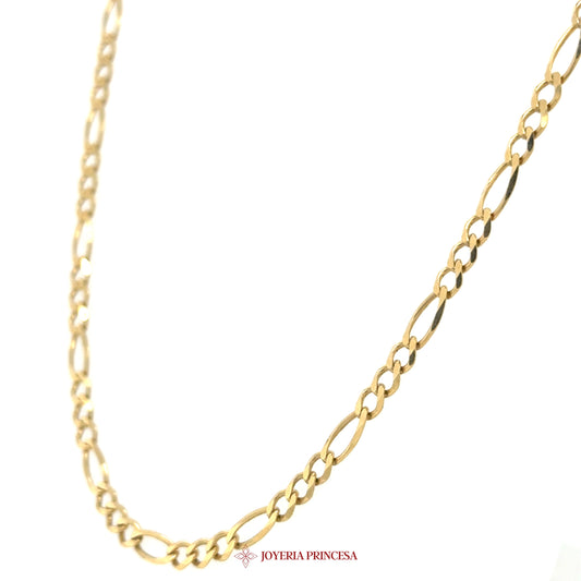 14K 20in 3.6mm Gold Figaro Necklace