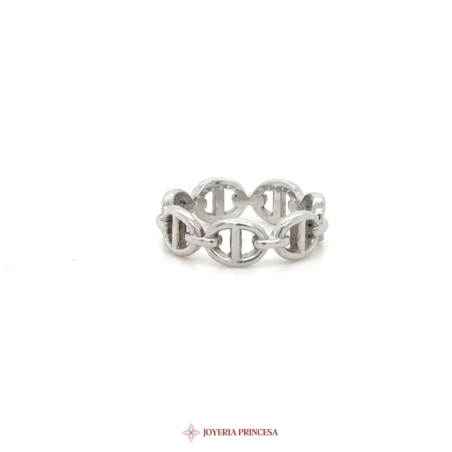 Silver Infinity Link Ring in Jewelry