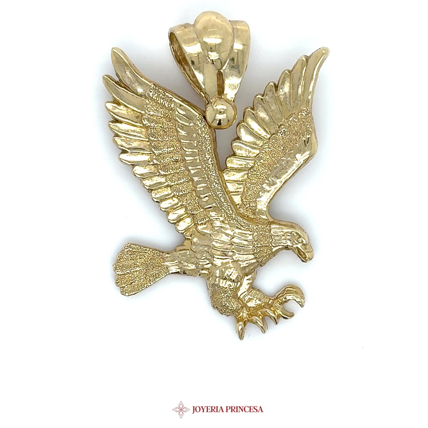 10K Eagle Pendant - New Gold Pendant with Detailed Design