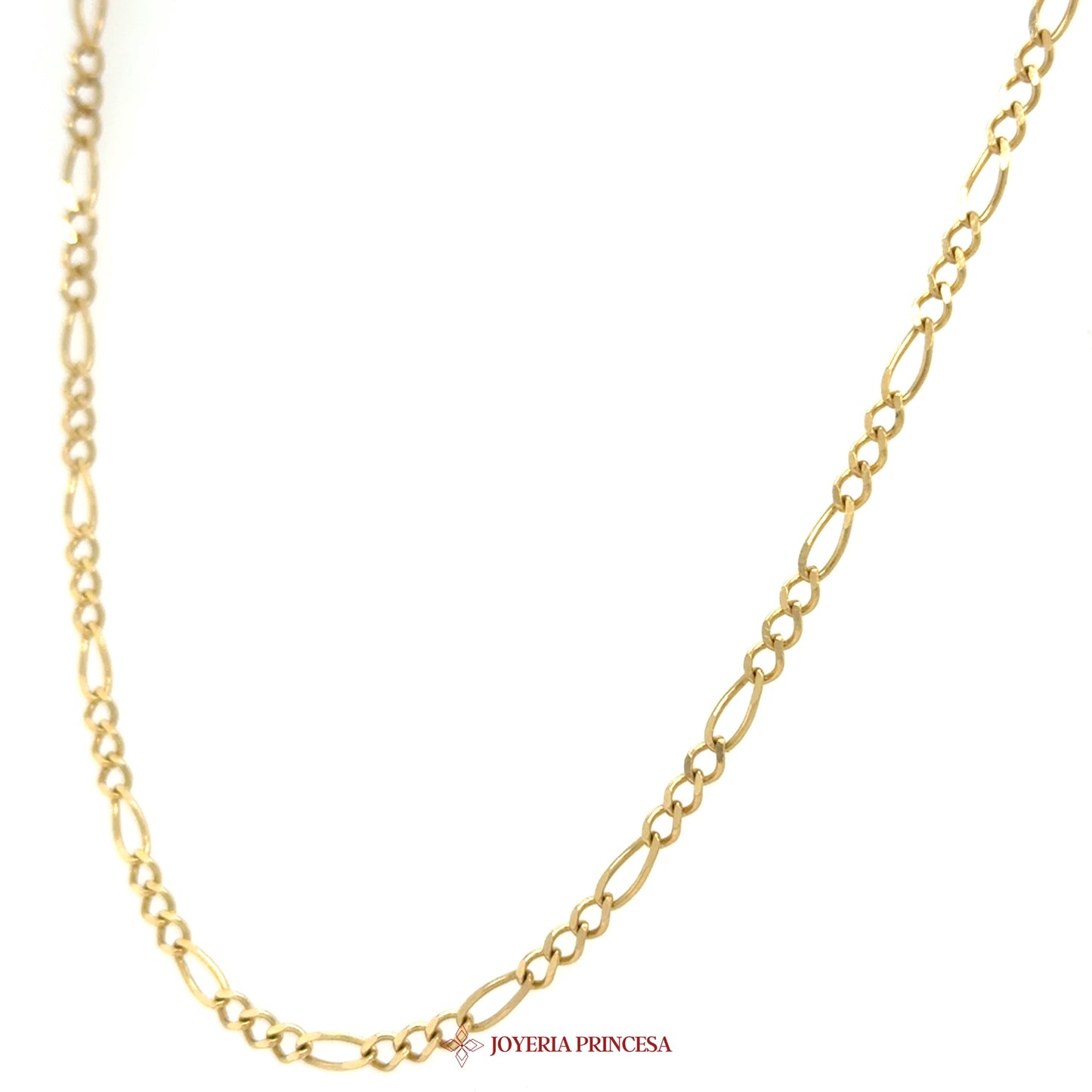 10K 16in 2.7mm Figaro Necklace - Elegant Gold Chain for Everyday Wear