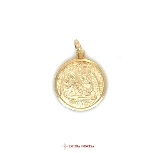 14K Bautizo Pendant with Motif for Kids