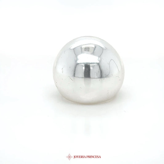 Silver Ring with Smooth Round Design