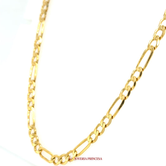 10K 24in 4.7mm Figaro Necklace 10K Gold Chain