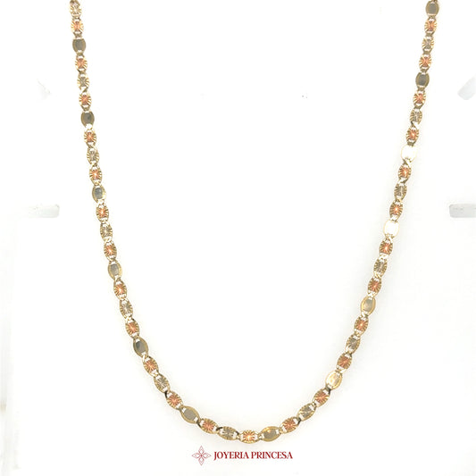 14K 3 Color Valentino with Star D.C. [UN-2541]