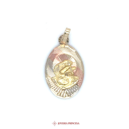 14K Bautizo Pendant for Kids (UN-3175)