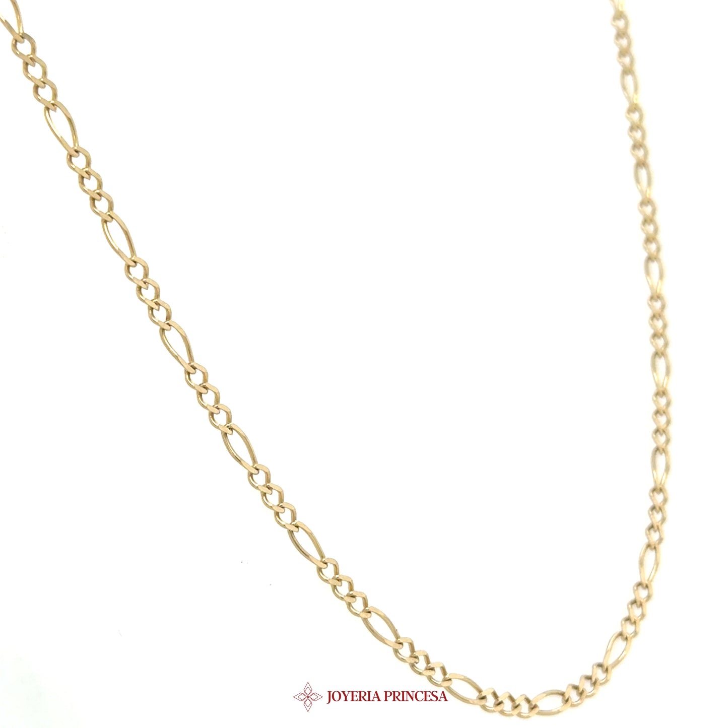 14K 18in 2.3mm Gold Figaro Necklace
