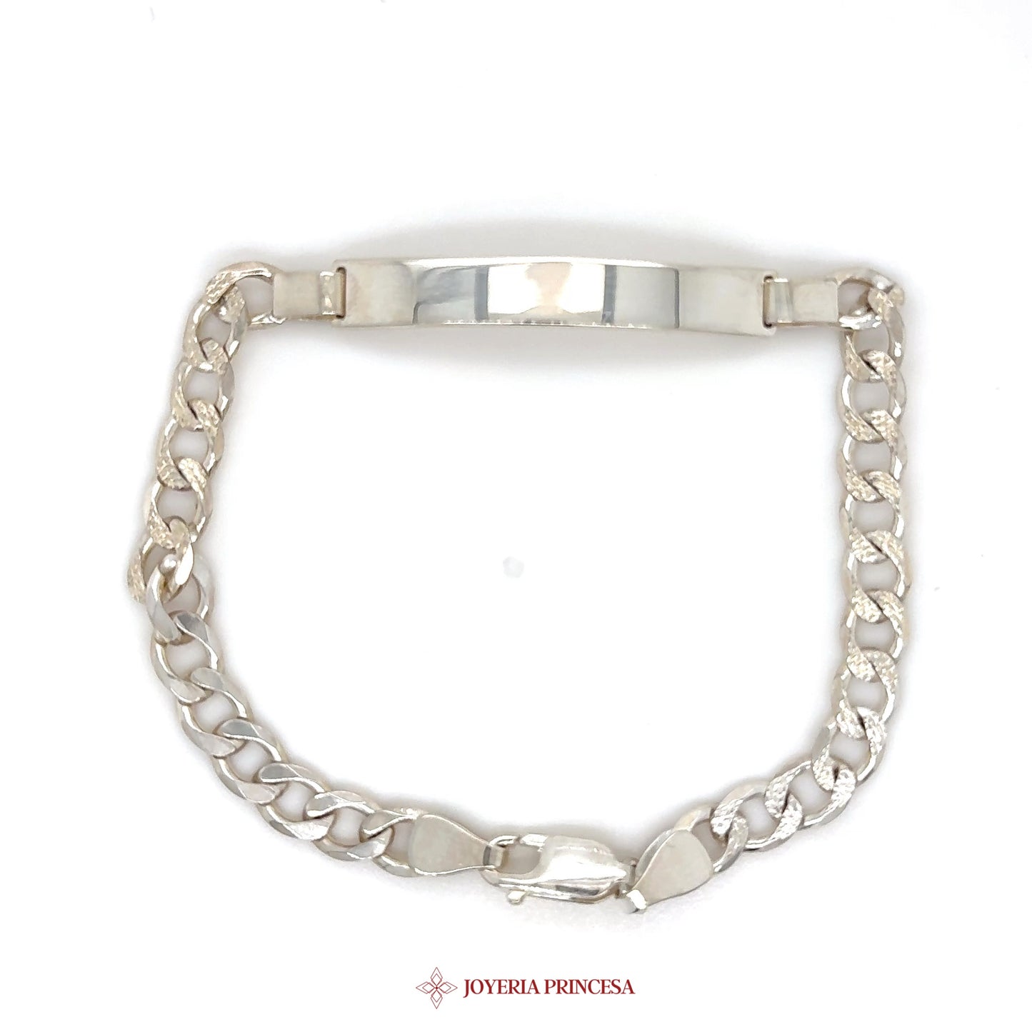 8in 6mm Silver Bracelet