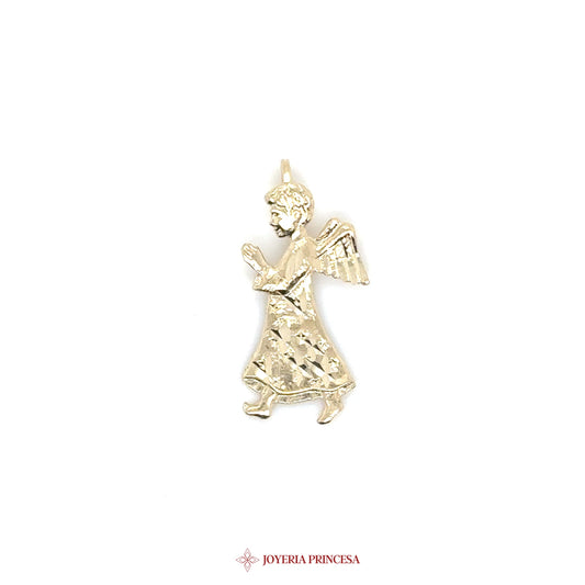 14K Angel Pendant with Praying Motif