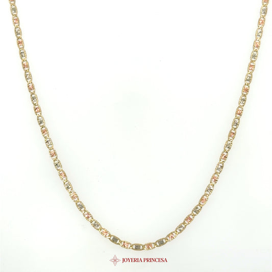 10K Gold Link Necklace with Elegant Design