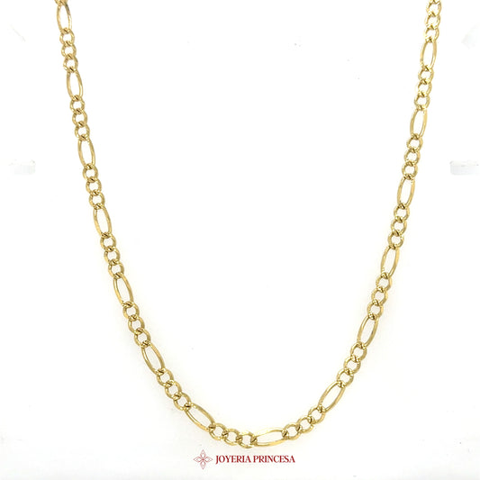 10K 22" 3.4mm Gold Link Necklace - New Stylish Design
