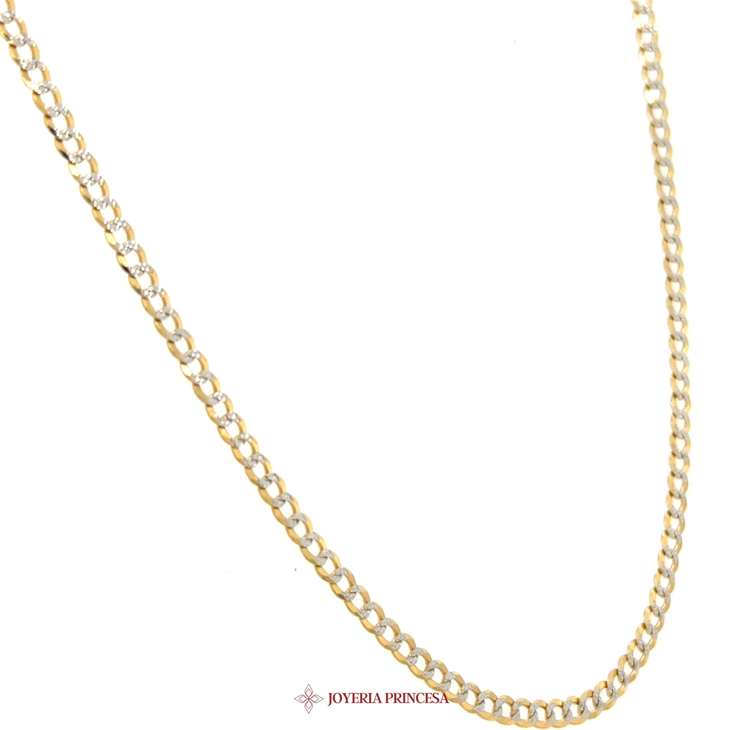 14K 20in 2.5mm Curb Necklace - Elegant Gold Chain Design
