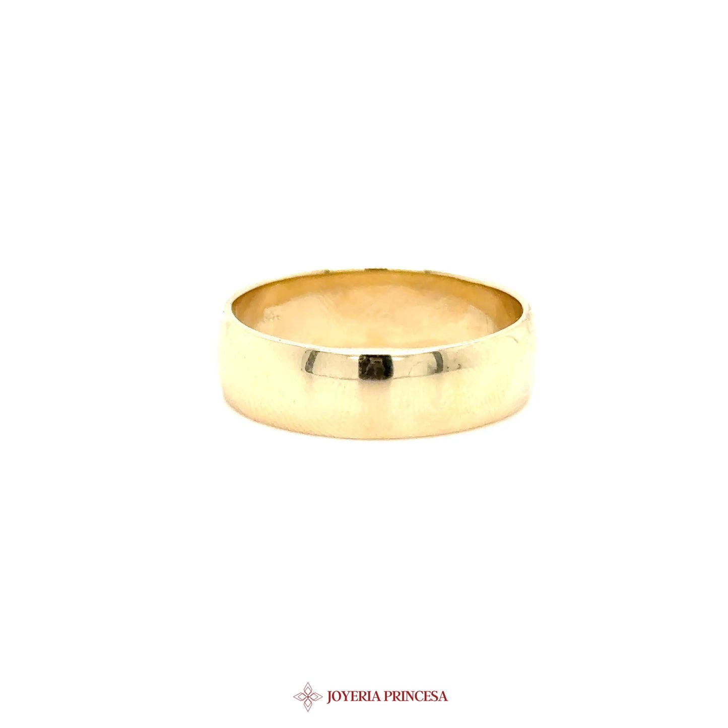 14K Yellow Gold Classic Wedding Band Ring