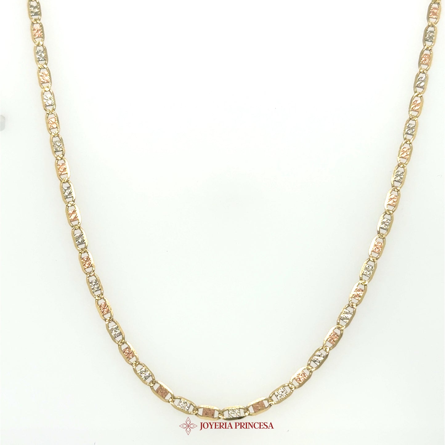 14K 3 Color Valentino with Star D.C. [UN-2546]