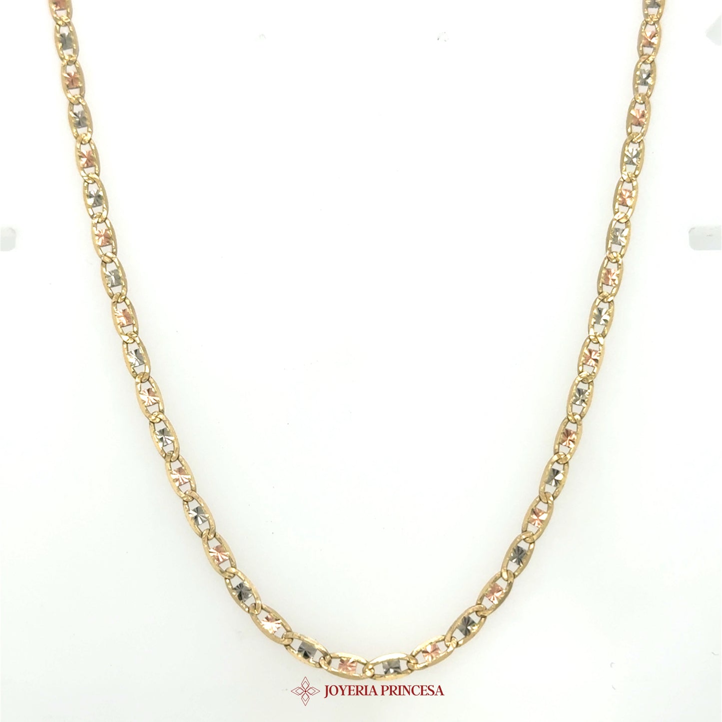 14K 3 Color Valentino with Star D.C.