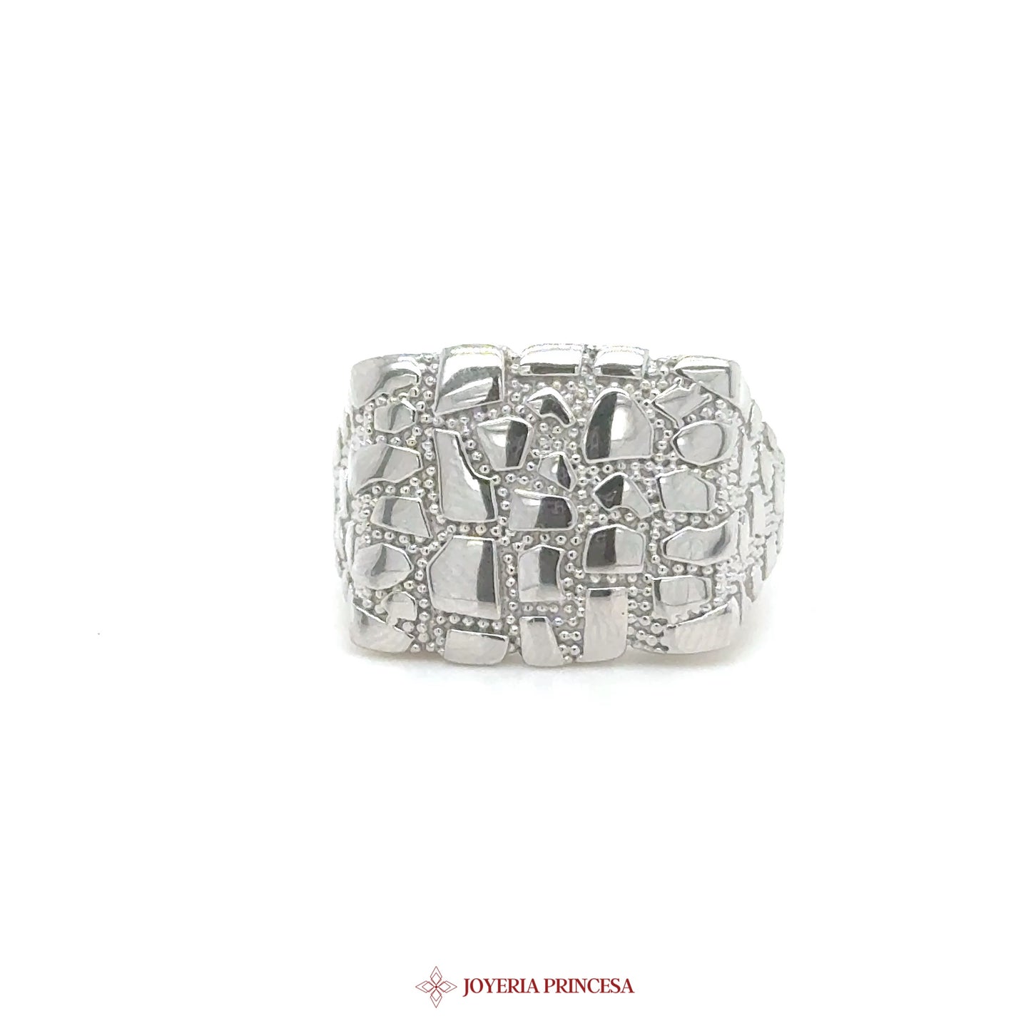 Rings in Jewelry Silver Nugget Textured Ring