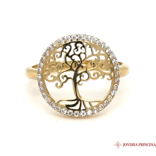 14K Tree of Life Ring