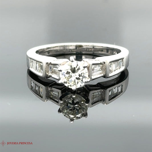 14K Diamond Engagement Ring