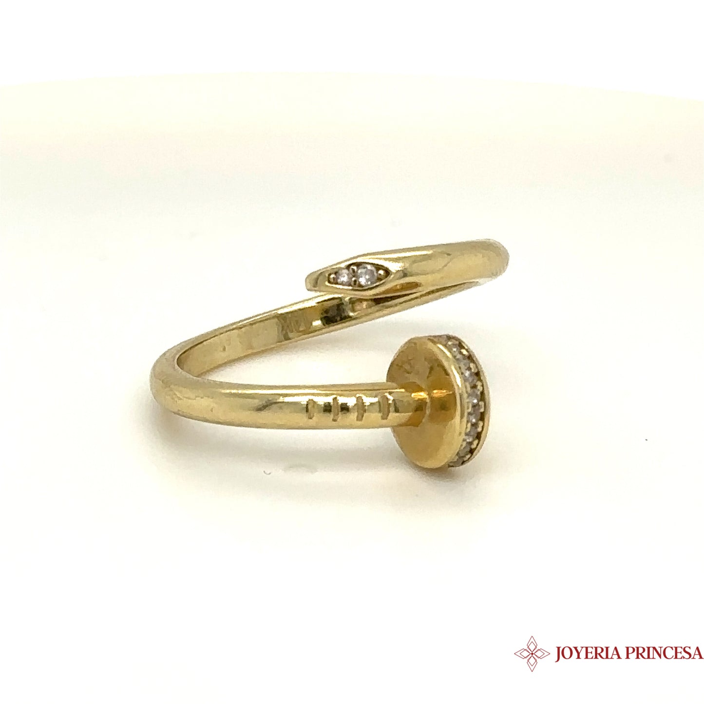 14K Nail Ring